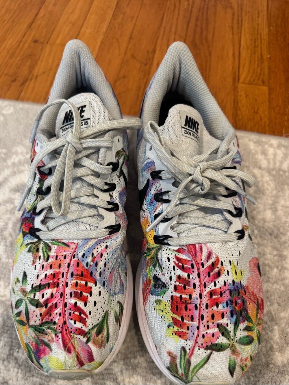 Nike Air Zoom Pegasus 35 Floral Women’s Running Shoes Size 8/8.5 Sneakers